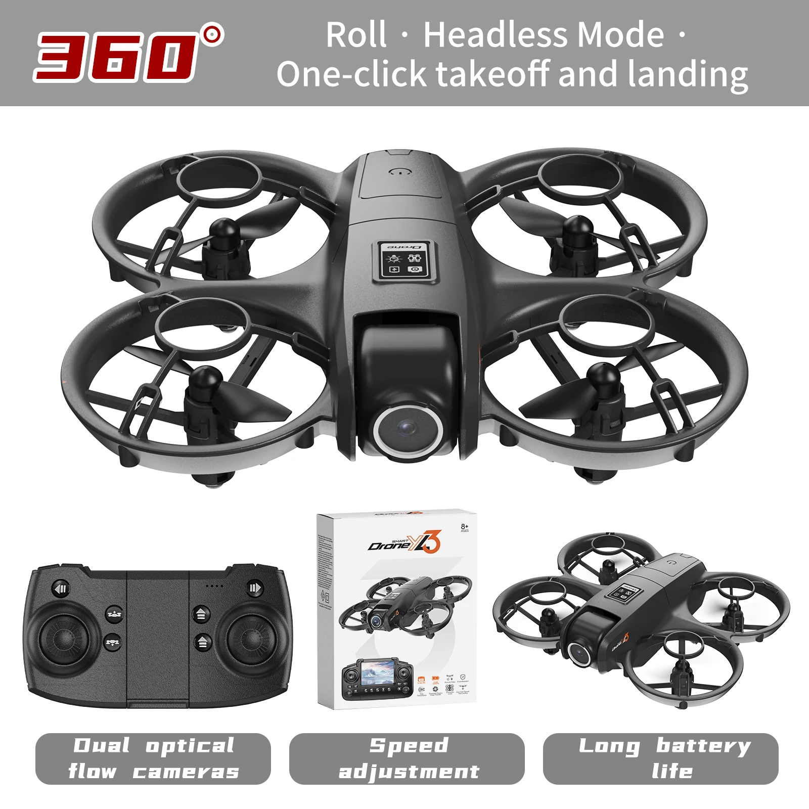 Nuovo Drone RC YL3 con Doppia  - Drone Camera Wide Angle recensione e prezzo